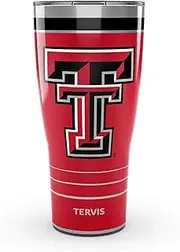 Tervis Traveler Texas Tech Red Raiders - MVP Triple Walled Insulated Tumbler Travel Cup Keeps Drinks Cold & Hot, 30oz, Stainless Steel