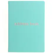 Letts Dazzle A5 Address Book Turquoise Coloured Notebook Home Office Stationery