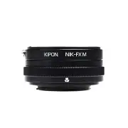 KIPON Macro Adapter with Helicoid tube for Nikon F Mount Lens to Fuji X Camera