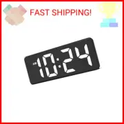 XUANZIT LED Digital Wall Clock with Large Display, Anti-Reflective Surface, Auto