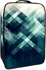 [YTYVAGT] Travel Shoe Bag,Waterproof Portable Organizer Storage Shoe Pouch,Abstract Geometric Triangle Mountain