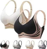 [ikoopetu] Super Gather Bra, Super Gather Bra| Wireless Push-Up Bra, Lifting Anti-Sagging Wireless Push Up Bra