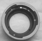 Kowa Kowa 66 Medium F lens onto Pentax P/K mount adapter without Shutter Actuato