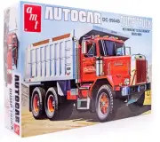 AMT Autocar Dump Truck - 1/25 Scale Model Truck Kit - Buildable Vintage Vehic...
