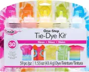 Tulip 31673 One Step Tie-Dye Kit 5 Colour, Neon