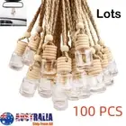 100PCS Car Air-Freshener Diffuser Essential Oil Aromatherapy Fragrance Bottles