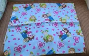 2005 Cabbage Patch Kids & Hearts Blue Cotton Fabric BTHY NOS OOP