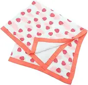 UPKOCH Infant Swaddle Blanket Bath Towel Unisex Baby Set Cotton Muslin Soft Absorbent Quick Dry Charming Prints for Newborns to Toddlers