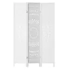 Artiss 3 Panel Room Divider Screen Partition Privacy Foldable Stand Circle White