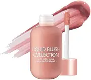 Loodgao 1Pc 12g Matte Liquid Blush for Women Girls Cream Blush Makeup Lightweight Cheek Tint Natural Finish Smooth Buildable Fuchsia Spark One Size
