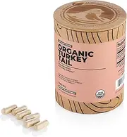 Turkey Tail Organic Mushroom Capsules (Trametes Extract) 200 Veggie Caps - Immune Support Supplement; Promotes Growth of Beneficial Bacteria in The Gut + Boosts Energy, Fights Fatigue