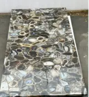 Black Agate Countertop, Agate Kitchen Top Agate Console Table Top Slab Decors