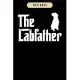 Notebook: The lab father funny labrador dad gif Notebook-6x9(100 pages)Blank Lined Paperback Journal For Student, gifts for kids