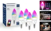 Smart Candelabra LED Bulbs 60 Watt Equivalent, 500LM 6W, E12 LED Bulb