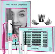 DIY Lash Extension Kit 144PCS Eyelash Clusters Individual Lashes Extensions Kits