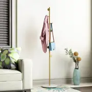 Gold Coat Racks, Metal Coat Rack Freestanding with Hooks, Entryway Coat Rack ...