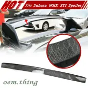2021 Honeycomb Carbon Fit FOR SUBARU WRX STI 4th Gurney Flap Trunk Lid Spoiler