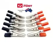 Alligator Clips Electrical Testing Crocodile Clamp 54mm Probe 2/4/10pcs