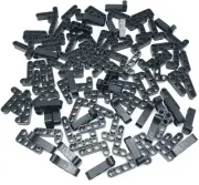 Lego 100 New Black Technic Liftarms Thick L-Shape 2 x 4 Pieces