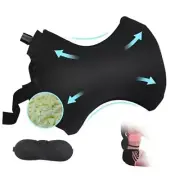 Inflatable Lumbar Pillow for Office Chair, Memory Foam Back Support for Car