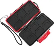 DOITOOL Sturdy Memory Card Case Micro Card Holder Card Organizer Computer Accessory Water and Shockproof Storage Box