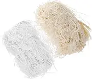 SECFOU 2 Packs Box Present Box Filling Paper Shreds Hamper Filling Shredded Tissue Present Basket Packing Filler Soft Packing Material Package Filler Paper