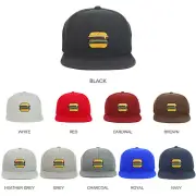 Youth Kid Size Burger Patch Flat Bill Snapback Baseball Cap - FREE SHIPPING