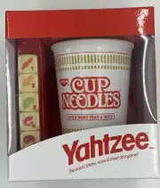 Yahtzee NISSAN Cup Noodles Dice Game NEW NEVER OPENED USAOPOLY RARE