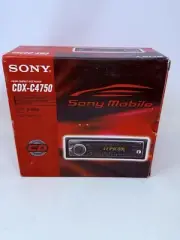 VTG Sony Mobile FM/AM Compact Disc Player CDC-C4750 Car Stereo NEW NIB D-BASS