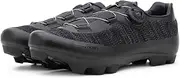 [Tommaso] Montagna Elite Men's Mountain MTB Cycling Shoe with Quick Lace Compatible with SPD Cleats Black