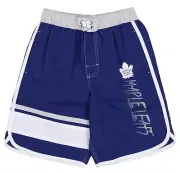 Outerstuff NHL Youth (8-20) Toronto Mapleleafs Swim Shorts, Blue