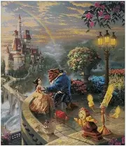 Beauty and Beast Counted Cross Stitch Kits 300x349 Stitch, 65x74cm Cross Stitch Needlework
