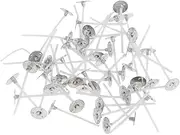 Premium Quality Candle Wick Set for DIY Tealight Making - Pack of 100, White, 35mm