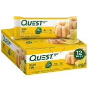 Quest Protein Bar, High Protein, Keto-Friendly, Lemon Cake, 12 Count 20g Protein