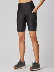 Running Bare Power Moves Pocket Bike Tights. Activewear Gym Shorts