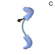 Siamese Dinosaur Plush Cat Toys, Cat Scratching & Chewing Toy with Bell Sound