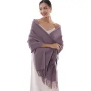 Winter Scarfs for Women Pashmina Shawls Wraps for Evening Dresses Large Purple