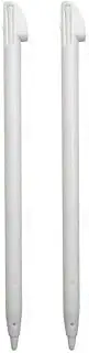 2x White Replacement Stylus Touch Screen Pens, Compatible with Nintendo 3DS XL (Older version)