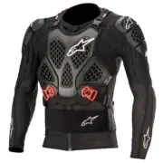 Alpinestars Bionic Tech V2 Armoured Motorcycle Jacket Black Red