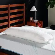 Tempur-Pedic TEMPUR-Body Pillow, Soft Support, Pressure Relief, Adaptable Comfort Washable Cover, Assembled in The USA, Standard