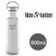 【美國Klean Kanteen】不鏽鋼瓶800ml_鏡面鋼(竹片鋼蓋)