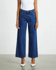Misty High & Wide Sailor Jeans Moody Blue