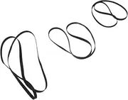 jojofuny 3pcs Record Player Belts 201mm 305mm Soft Flexible Turntable Belt for Smooth Rotati