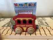 Maple Landmark Name Train "Circus Car" Magnetic Compatible With Brio /Thomas