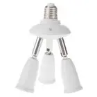 Adjustable E27 Splitter 3 Heads Lamp Base Adapter LED Bulb Holder Socket