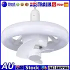 Ceiling Fans with Light Bulb Remote RGB Mode Light Socket Fan 3 Color Dimmable A