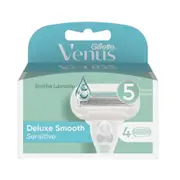 Gillette Venus Deluxe Smooth Sensitive Blade Refill 4 Pack