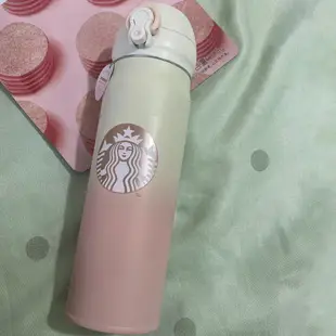 STARBUCKS 星巴克漸變色保溫瓶彈跳蓋 500ML 商品