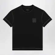 [Givenchy] 4G Black Cotton T-shirt S Black