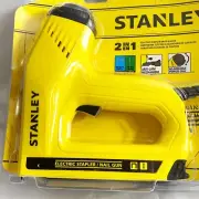 New Stanley TRE550Z Heavy-Duty 2 In 1 Electric Staple / Brad Nail Gun